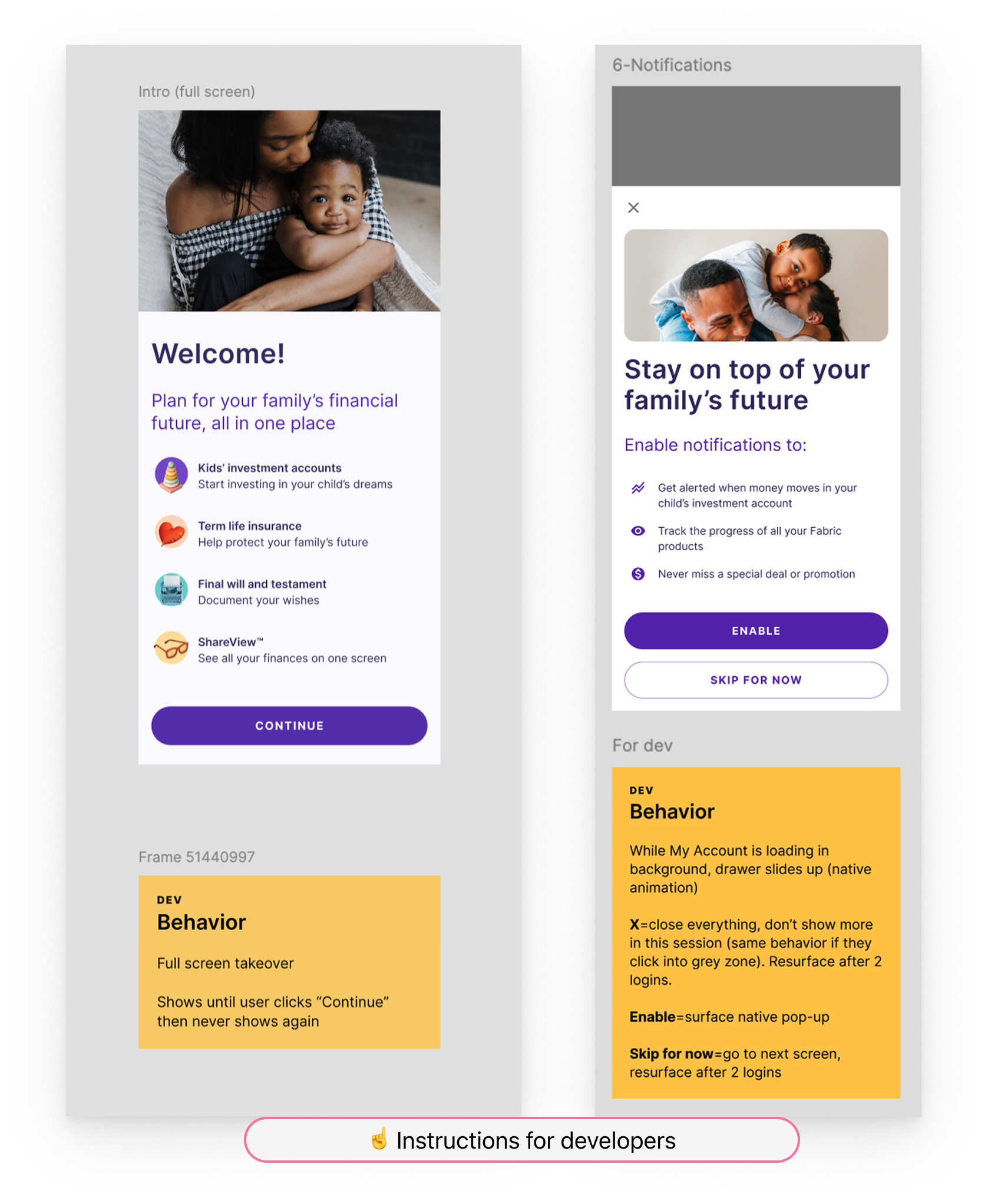 Instructions for engineers